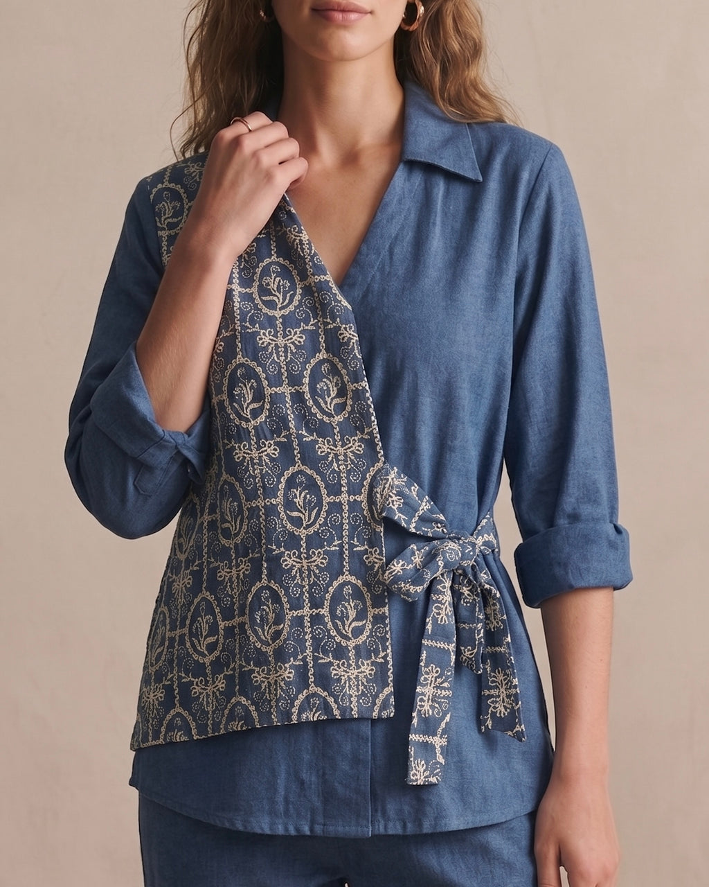 Indigo Bloom Co-ord Set