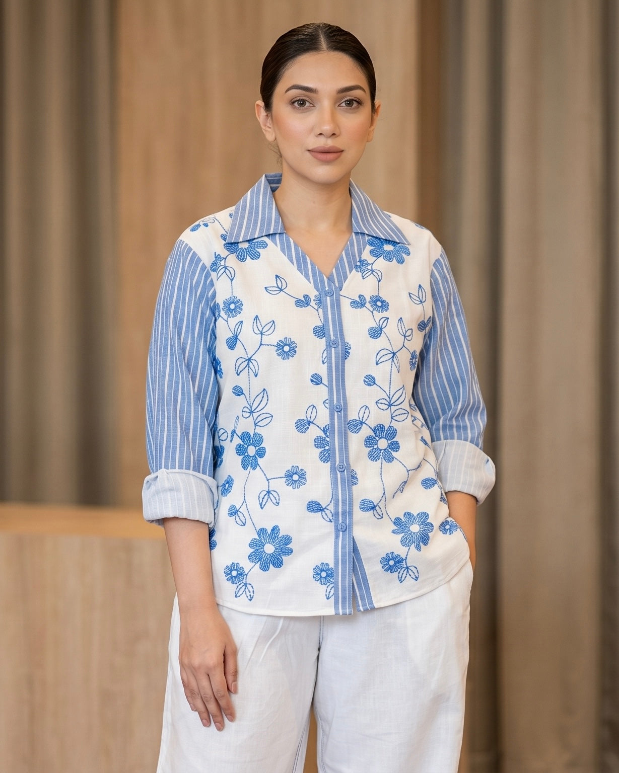 BlueStripes co-ord set