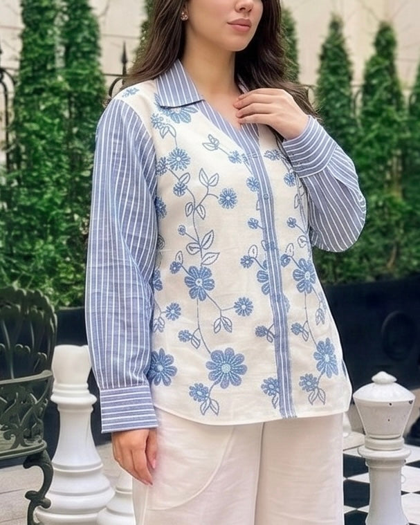 BlueStripes co-ord set
